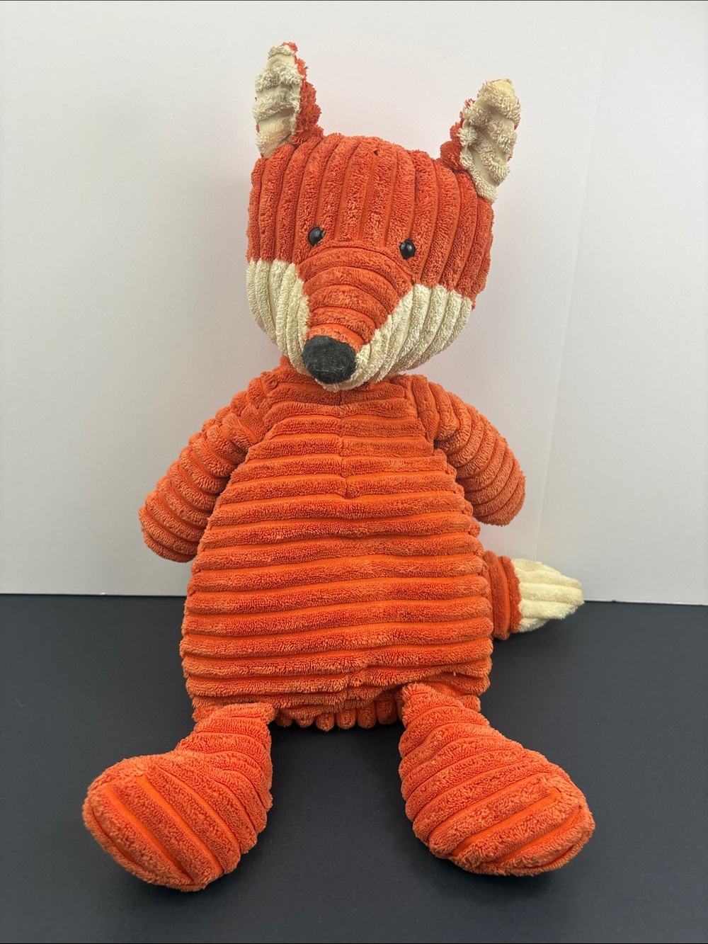Jellycat Cordy Roy Fox Plush Orange Corduroy Retired